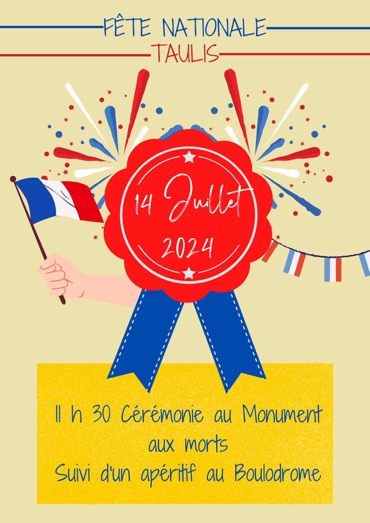 affiche 14 juillet Taulis